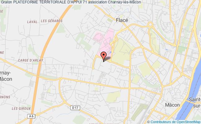 plan association Plateforme Territoriale D'appui 71 Charnay-lès-Mâcon