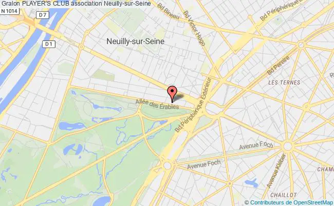 plan association Player's Club Neuilly-sur-Seine