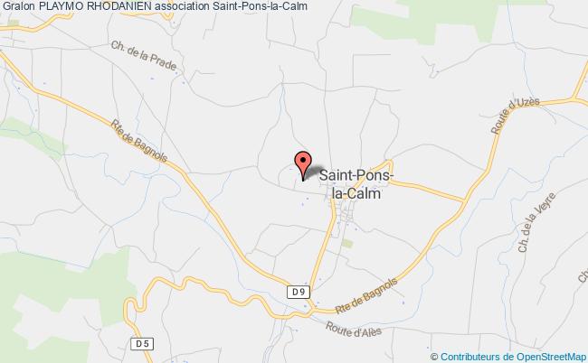 plan association Playmo Rhodanien Saint-Pons-la-Calm