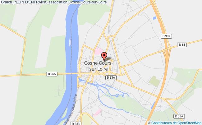 plan association Plein D'entrains Cosne-Cours-sur-Loire