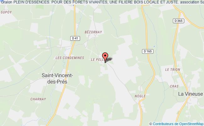 plan association Plein D'essences. Pour Des Forets Vivantes, Une Filiere Bois Locale Et Juste. Saint-Vincent-des-Prés
