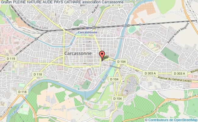 plan association Pleine Nature Aude Pays Cathare Carcassonne