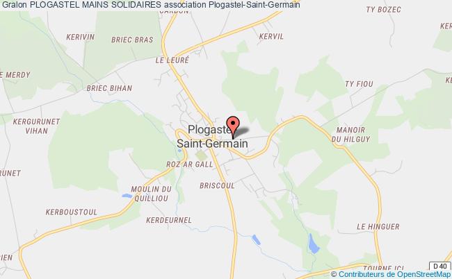 plan association Plogastel Mains Solidaires Plogastel-Saint-Germain