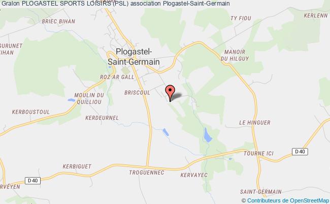 plan association Plogastel Sports Loisirs (psl) Plogastel-Saint-Germain
