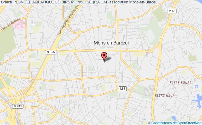 plan association Plongee Aquatique Loisirs Monsoise (p.a.l.m) Mons-en-Baroeul