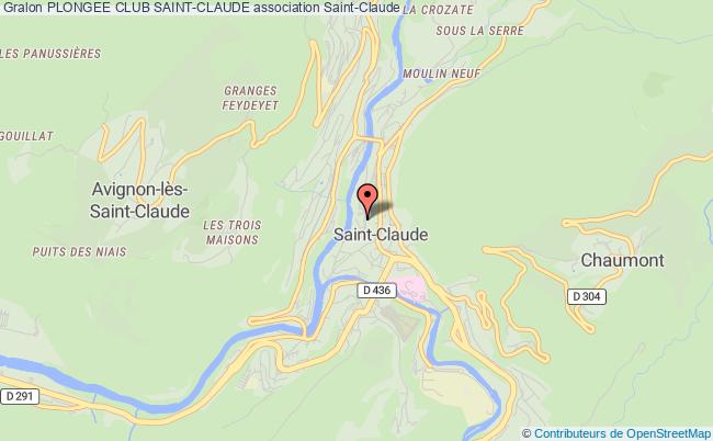 plan association Plongee Club Saint-claude Saint-Claude