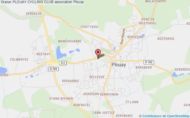 plan association Plouay Cycling Club Plouay