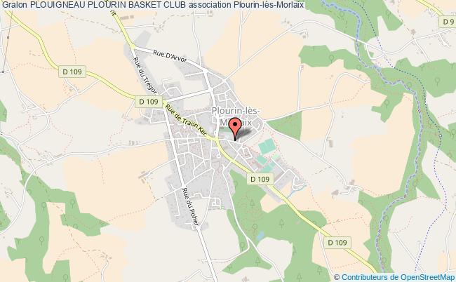 plan association Plouigneau Plourin Basket Club Plourin-lès-Morlaix