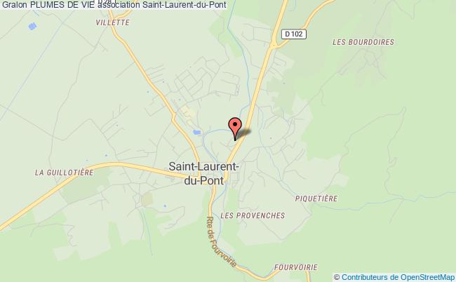 plan association Plumes De Vie Saint-Laurent-du-Pont