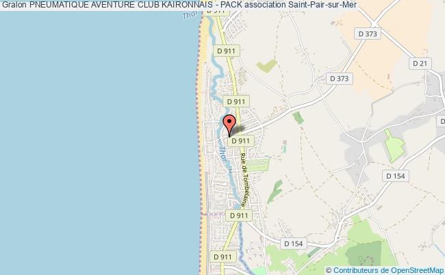 plan association Pneumatique Aventure Club Kaironnais - Pack Saint-Pair-sur-Mer