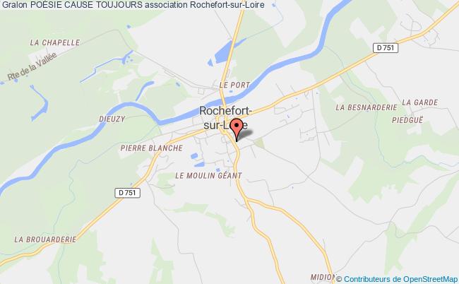 plan association PoÉsie Cause Toujours Rochefort-sur-Loire