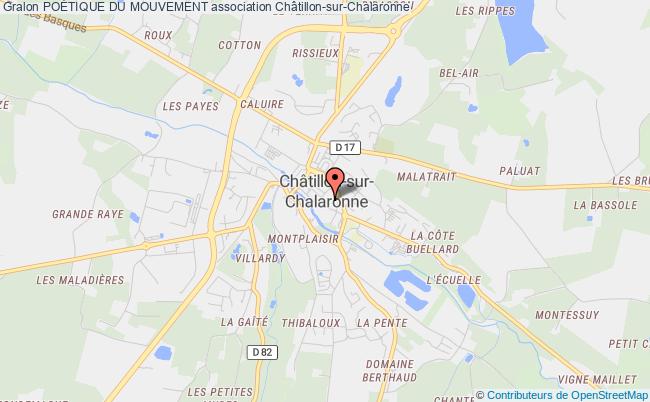 plan association PoÉtique Du Mouvement Châtillon-sur-Chalaronne