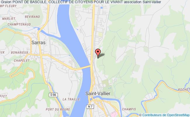 plan association Point De Bascule, Collectif De Citoyens Pour Le Vivant Saint-Vallier