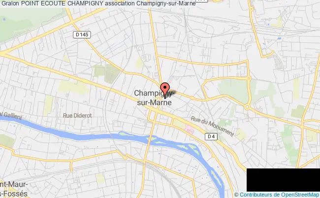 plan association Point Ecoute Champigny Champigny-sur-Marne