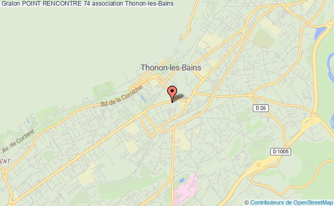 plan association Point Rencontre 74 Thonon-les-Bains