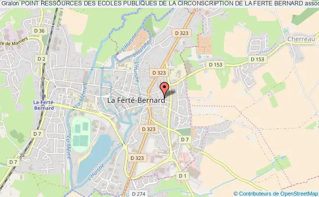 plan association Point Ressources Des Ecoles Publiques De La Circonscription De La Ferte Bernard La    Ferté-Bernard