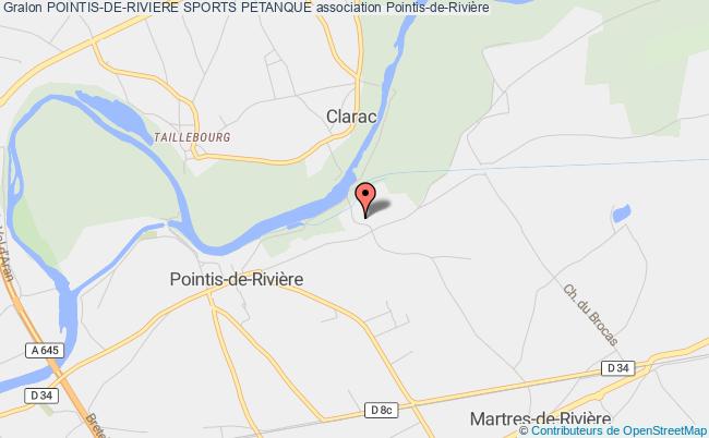 plan association Pointis-de-riviere Sports Petanque Pointis-de-Rivière