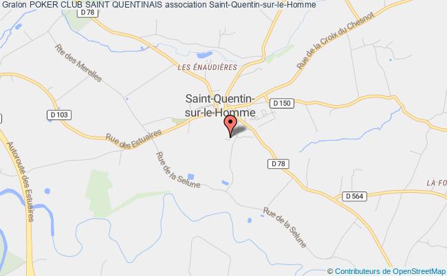 plan association Poker Club Saint Quentinais Saint-Quentin-sur-le-Homme