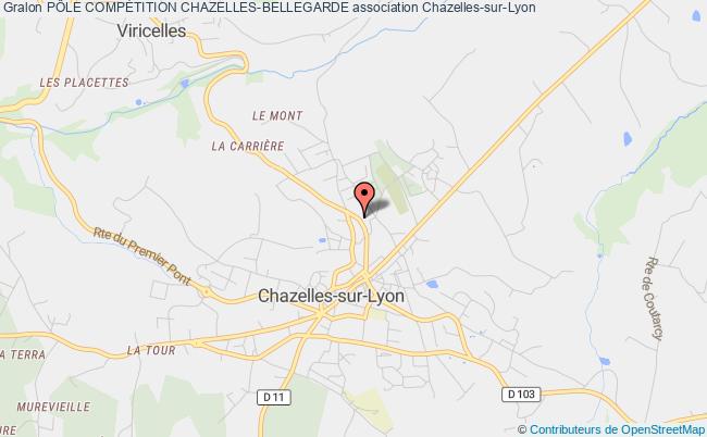 plan association PÔle CompÉtition Chazelles-bellegarde Chazelles-sur-Lyon