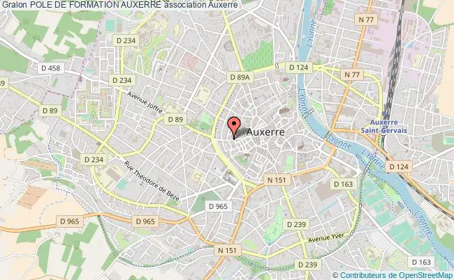 plan association Pole De Formation Auxerre Auxerre