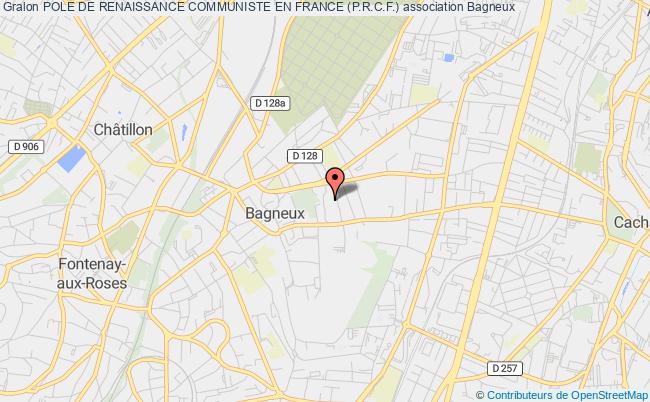 plan association Pole De Renaissance Communiste En France (p.r.c.f.) Bagneux
