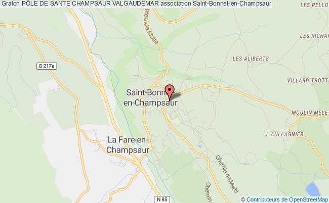 plan association PÔle De Sante Champsaur Valgaudemar Saint-Bonnet-en-Champsaur