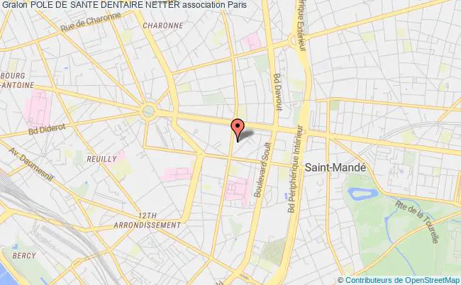 plan association Pole De Sante Dentaire Netter Paris