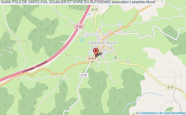 plan association Pole De Sante Eva, Eduquer Et Vivre En Autonomie Labastide-Murat
