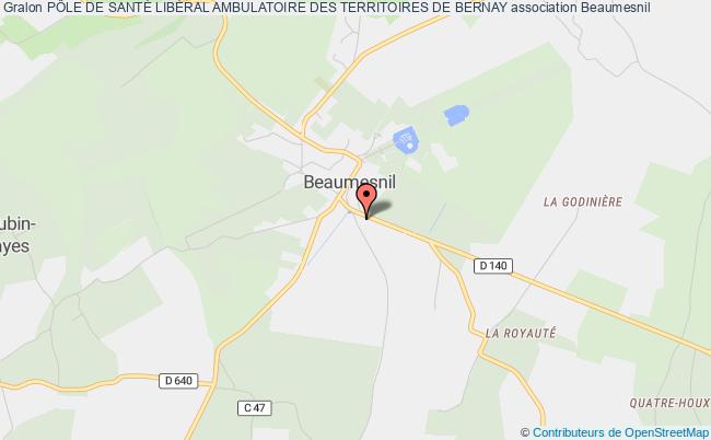 plan association PÔle De SantÉ LibÉral Ambulatoire Des Territoires De Bernay Mesnil-en-Ouche