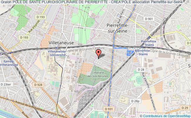 plan association Pole De Sante Pluridisciplinaire De Pierrefitte - Crea'pole Pierrefitte-sur-Seine