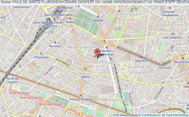 plan association Pole De Sante Pluridisciplinaire Denfert Du 14eme Arrondissement De Paris (pspp Denfert) Paris