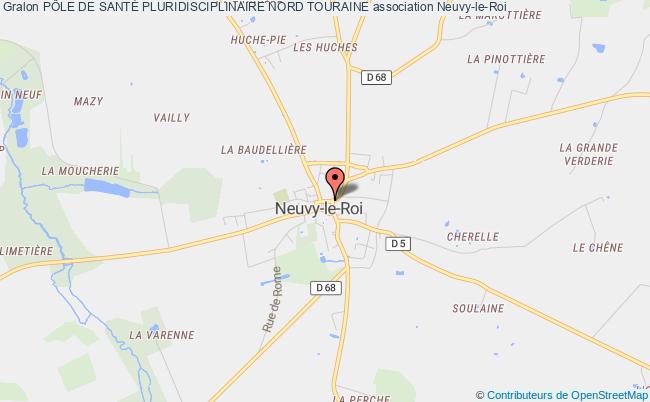 plan association PÔle De SantÉ Pluridisciplinaire Nord Touraine Neuvy-le-Roi