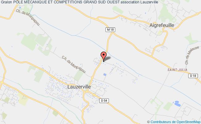 plan association PÔle MÉcanique Et CompÉtitions Grand Sud Ouest Lauzerville