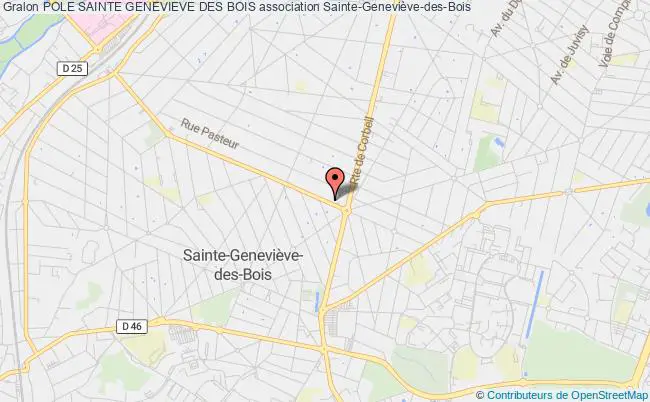 plan association Pole Sainte Genevieve Des Bois Sainte-Geneviève-des-Bois