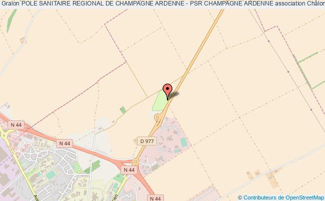 plan association Pole Sanitaire Regional De Champagne Ardenne - Psr Champagne Ardenne Châlons-en-Champagne