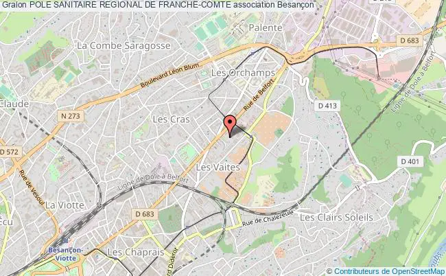 plan association Pole Sanitaire Regional De Franche-comte Besançon Cedex