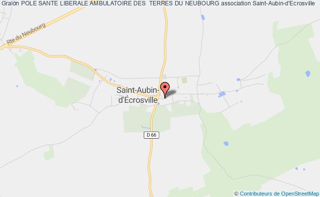 plan association Pole Sante Liberale Ambulatoire Des  Terres Du Neubourg Saint-Aubin-d'Écrosville