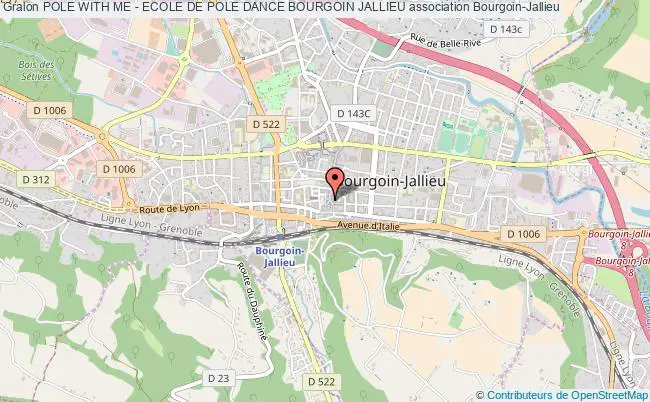 plan association Pole With Me - Ecole De Pole Dance Bourgoin Jallieu Bourgoin-Jallieu