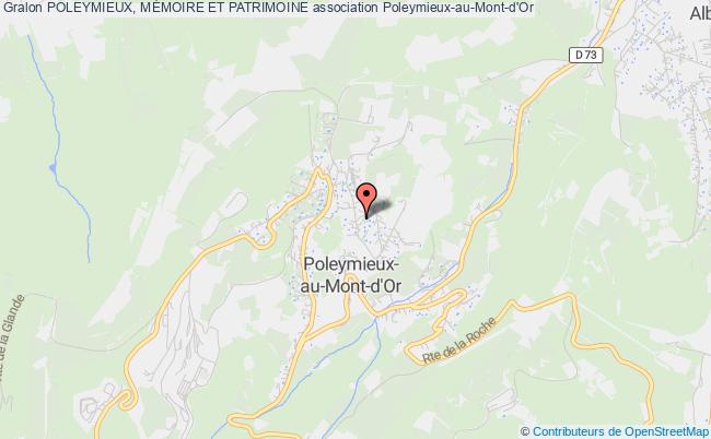 plan association Poleymieux, MÉmoire Et Patrimoine Poleymieux-au-Mont-d'Or