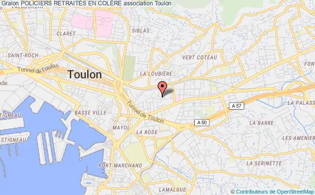 plan association Policiers RetraitÉs En ColÈre Toulon