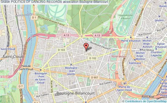 plan association Politics Of Dancing Records Boulogne-Billancourt