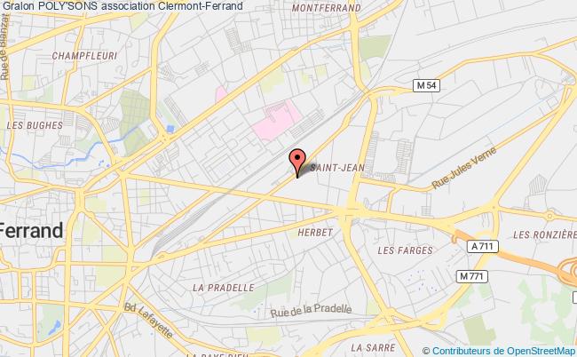 plan association Poly'sons Clermont-Ferrand