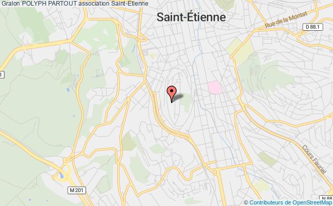 plan association Polyph Partout Saint-Étienne