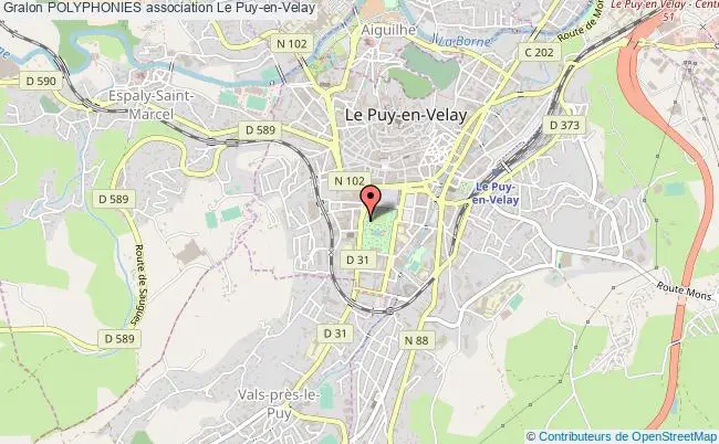 plan association Polyphonies Le    Puy-en-Velay