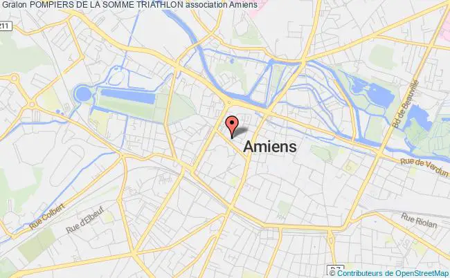 plan association Pompiers De La Somme Triathlon Amiens