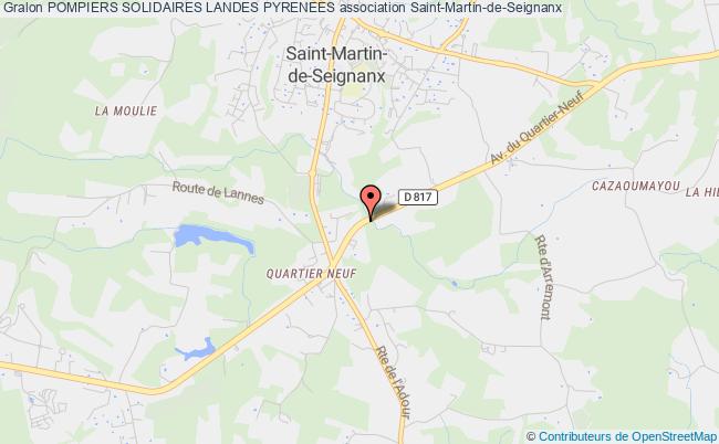 plan association Pompiers Solidaires Landes Pyrenees Saint-Martin-de-Seignanx