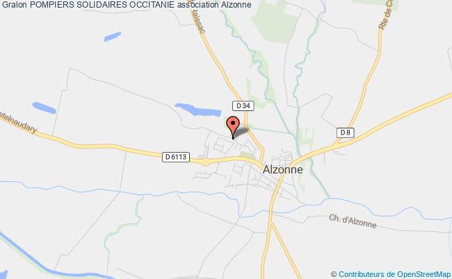 plan association Pompiers Solidaires Occitanie Alzonne