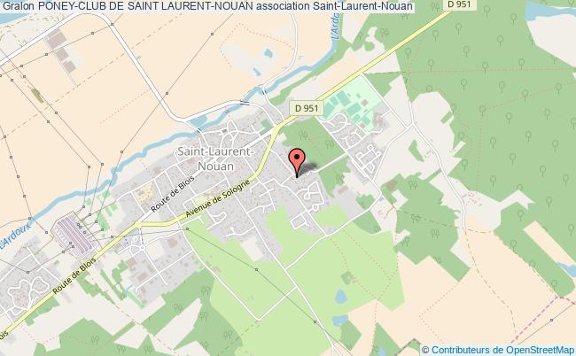 plan association Poney-club De Saint Laurent-nouan Saint-Laurent-Nouan