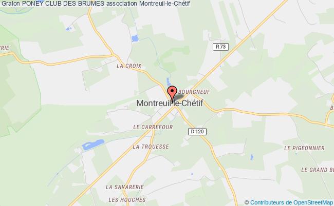 plan association Poney Club Des Brumes Montreuil-le-Chétif