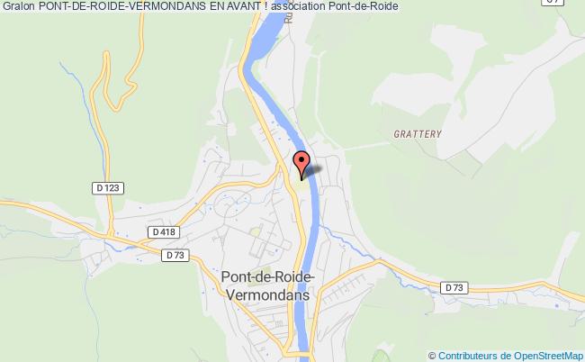 plan association Pont-de-roide-vermondans En Avant ! Pont-de-Roide-Vermondans